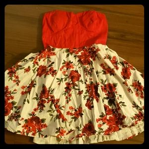 Strapless tube dress